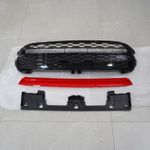 FOR 14-21 MINI COOPER F55 F56 F57 BLACK & RED GP STYLE FRONT BUMPER GRILLE GRILL
