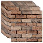 10PCS 3D Self-Adhesive Wall Tiles stickers Brick Waterproof PVC Decor Wall Panel