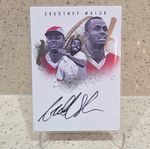 Futera FX Cricket Courtney Walsh West Indies CMA19 On Card Auto - Numbered 03/12