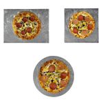 Pizza Baking Stone. Multi-Purpose Lava Stone for Oven & BBQ. Serving Stone.
