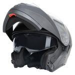 ZORAX ZOR-839 Flip Up Front Motorcycle Crash Motorbike Helmets & Double Visor