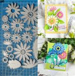 Metal Cutting Dies Flower Scrapbooking Embossing Paper Card Crafts Stencils Mold
