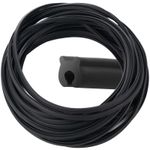 18m Universal Greenhouse Sealing Strip - Rubber Glazing Seal for Glass Panels