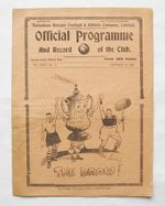 TOTTENHAM HOTSPUR v LEICESTER CITY 1933/1934 *Exc Condition Football Programme*