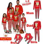 Christmas Pyjamas Christmas pjs Family Nightwear PJs Set Grinch Matching Suits
