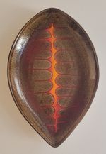 Vintage Poole Pottery Aegean Spear Dish Shape 91 Mid Century Retro 1960s