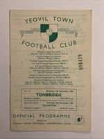 Yeovil Town v Tonbridge,  Southern League,  2nd December 1961