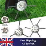 6" Grass Strimmer Head Trimmer Brush Steel Wire Wheel Garden Weed trimmer UK...