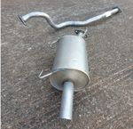 Nissan Juke 1.5DCi (2010-2019) Exhaust System Centre Pipe & Rear Silencer