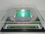 CELTIC PARKHEAD STADIUM MODEL STADIUM WITH WORKING LIGHTS & PERSPEX COVER