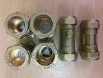 BRASS SINGLE CHECK VALVE 22MM NON RETURN COMPRESSION 
