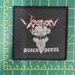 Venom Black Metal Square  Sew On Patch Officially Licensed Patch