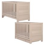 Obaby Nika Cot Bed Aspen Convertible Toddler Bed with Optional Storage Drawer