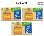 Johnson's Baby Honey Soap 90g  (3x6 Pack) Gentle Baby Skin Care