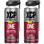 XCP ONE Multi Purpose Aerosol Spray Penetrates Loosens Lubricate Cleans 400ml x2