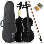 Uno Violin Outfit Full Size - Bow, Case, Rosin, Fine-Tuning Tailpiece - Forenza