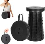 🔥Folding Stool Portable Telescoping Seat Retractable Camping Adjustable UK