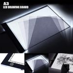 A3 LED Drawing Copy Board Tracing Light Box Ultra-thin Pad Diamond Painting UK