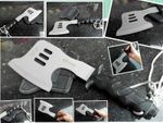 Survival Axe DIY Ultimate Camping Fishing Axe Field Hand Tool-Outdoor Tool F06
