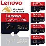 LENOVO Memory Card , High Speed Micro SD Card 128GB 2TB 512GB 256GB A2 U3 V30