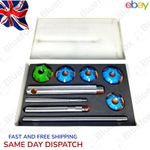 New Carbide Tipped Valve Seat Face Cutter Set Cutters Kit 5 Pcs UK BLUEFOX