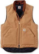 Carhartt Relaxed Fit Firm Duck Insulated Gilet Vest Carhartt Brown Canvas - XXL