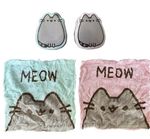 Kids Pusheen Cat magic flannel expanding face towel bath travel wash Christmas
