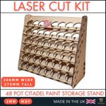 Paint Stand 48 Tins rack storage airbrush warhammer Citadel ND0418