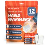 40 Natural Air-Activated Adhesive Body Warmers - Lasts up to 10 Hours
