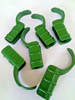 Easynets 16mm Net Fastening Clips 10PCS Ideal for our Plastic Coated Canes