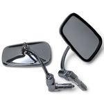 Universal Stadium Style Bar End Mirrors Pair Classic Bike 7/8"