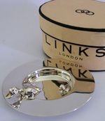 ENGLISH BOXED SOLID STERLING SILVER DUCK DUCKLING DISH 1998 LINKS of LONDON