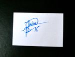 Awais ZAFAR - PAKISTAN cricket signed card - NEW TEST cap No. 264