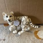 White Tiger Club Cub Standing Handpainted Handcrafted Country Artist 03116