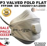 P3V DUST MASK ASBESTOS MDF SANDING WELDING FUME SPRAYING VIRUS FFP3V RESPIRATOR