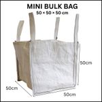 Heavy Duty Garden Waste Bags Sacks Grass Rubble Dumpy 50cm x 50cm x 50cm