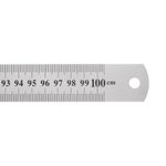 40" 1000mm Stainless Steel Ruler Metal Rulers 1.14" Wide Inch Metric Graduation