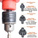 For Comfortable Grip Drill Chuck Wrench with Positive and Negative Ratchet