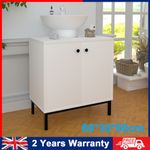 White Bathroom Under Sink Cabinet Basin Storage Cupboard Vanity Unit Styjhkvlbnp