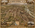 119 Historical Los Angeles, California Pictorial Map Circa 1900 8x10 Wall Art