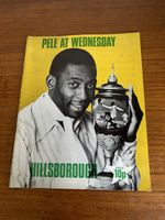 Sheffield Wednesday v Santos 1972 Football Programme. Pele at Wednesday.