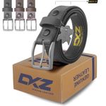 Leather Belt 100% Genuine Black/Brown 30”–72” Waist Sizes (BKL 6.125)