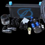 for Subaru BRZ FA20 16 Row Oil Cooler Relocation Kit + HKS Filter, 12/03->