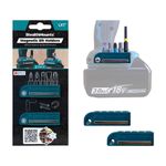 StealthMounts Blue Magnetic Bit Storage Holder for Makita Powertools (2-Pack)