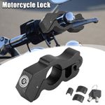 Adjustable Motorcycle Handlebar Brake Lock CNC Aluminium Alloy with 2 Keys