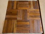 45 pieces Reclaimed Teak Parquet Flooring Approx 114.7 x 22.95 x 9.65mm