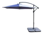 Ross James Premium Garden Parasol Umbrella with Crank Handle and Base Weight
