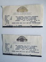 george harrison tickets natural law party royal albert hall 6 april 1992