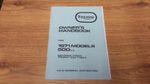 Triumph T100R DAYTONA T100C TROPHY UK SPEC Owners Handbook 1971 - TH38UK/A5
