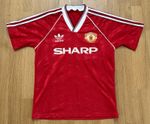 Genuine 88-90 Adidas Manchester United kit, good condition, size xs